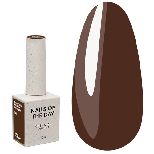 Gel polish NAILSOFTHEDAY 044 Potato brown 10 ml - Фото №1