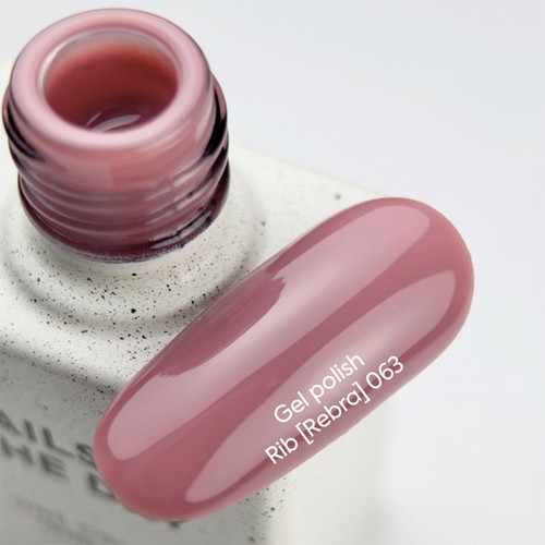 Gel polish NAILSOFTHEDAY 063 Rib pink 10 ml - Фото №3