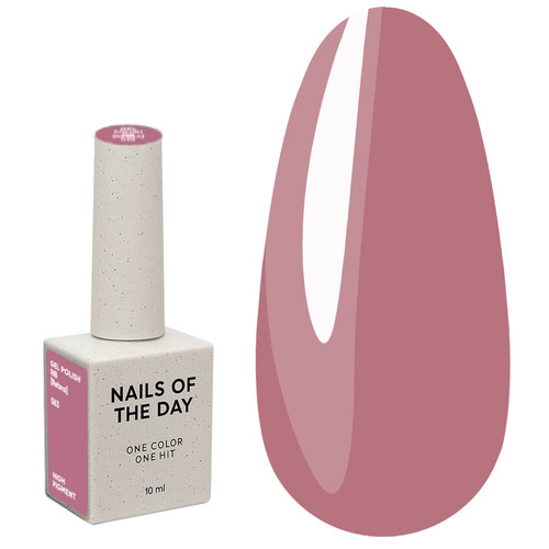 Gel polish NAILSOFTHEDAY 063 Rib pink 10 ml - Фото №1