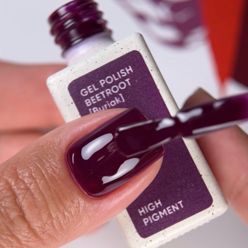 Gel polish NAILSOFTHEDAY 376 Beetroot violet 10 ml - Фото №3