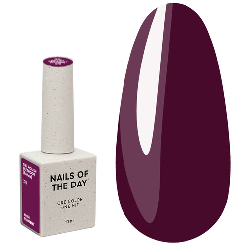 Gel polish NAILSOFTHEDAY 376 Beetroot violet 10 ml - Фото №1
