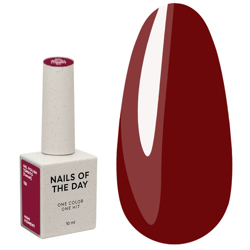 Gel polish NAILSOFTHEDAY 130 Tomato red 10 ml - Фото №1