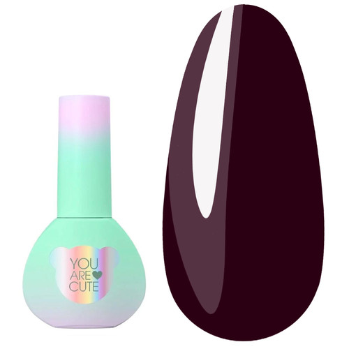 Gel polish YOUARECUTE Color 76 dark plum 5 ml (993-4097-1027) - Фото №1