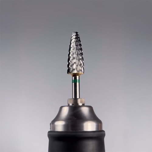 Cutter for manicure DARK TVS 03 carbide green corn - Фото №3
