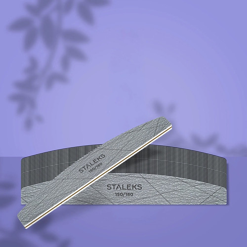 Пилка полумесяц для ногтей Staleks SMART 40 150/180 грит 25 шт (NFS-40-150/180-25) - Фото №4