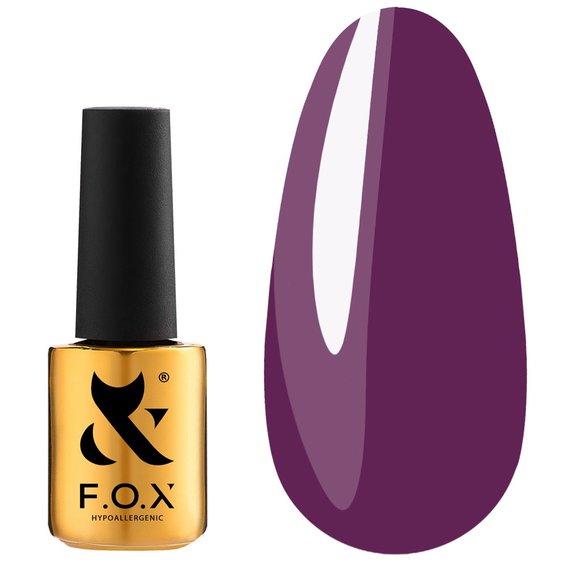 Gel polish FOX Spectrum №027 grape 7 ml - Фото №1