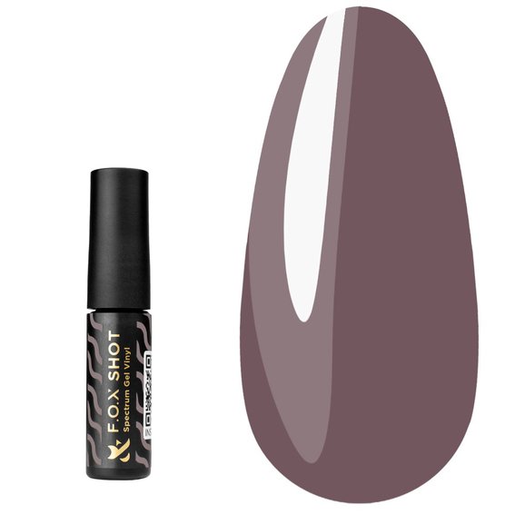 Gellack FOX SHOT Spectrum Gel Vinyl №013 rotbraun 5 g - Фото №1