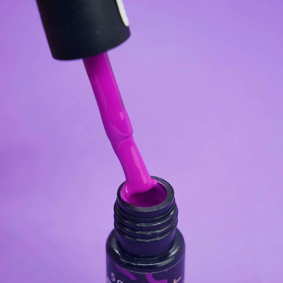 Гель-лак F.O.X SHOT Spectrum Gel Vinyl 078 пурпурно-розовый 5 г - Фото №2