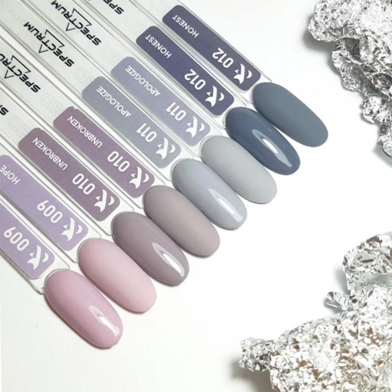 Gellack FOX SHOT Spectrum Gel Vinyl №010 matt lavendel 5 g - Фото №3