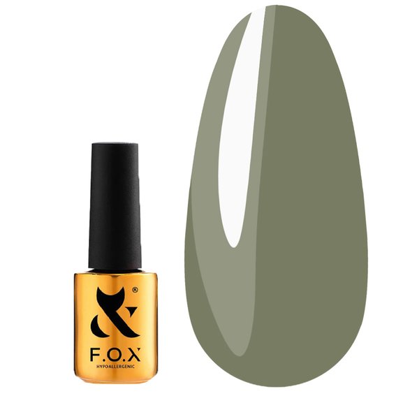 F.O.X gel-polish Touch 004 хаки 7 ml - Фото №1