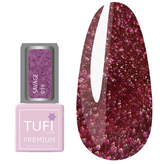 Gellack TUFI profi PREMIUM SAVAGE №019 Rio de Janeiro 8 ml (0103022) - Фото №1