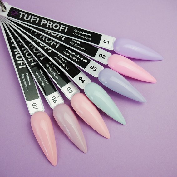 Gel polish TUFI profi  PREMIUM  Marshmallows 04 Mint 8ml (0102481) - Фото №6