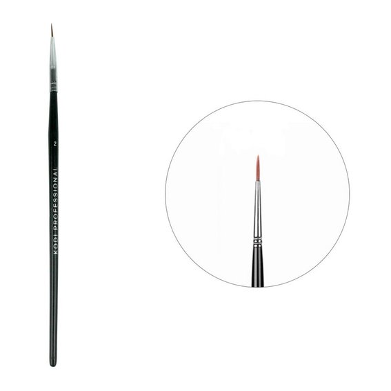 Кисть Kodi Paint Brush C нейлон, размер 2 черный