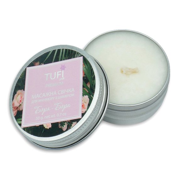 Massage Spa candle for hands TUFI profi  PREMIUM Bora Bora 30 g (0097223) - Фото №1