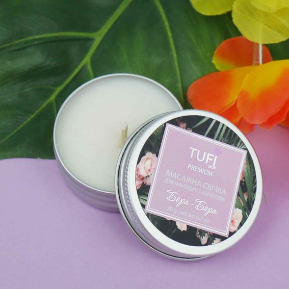 Massage Spa candle for hands TUFI profi  PREMIUM Bora Bora 30 g (0097223) - Фото №2