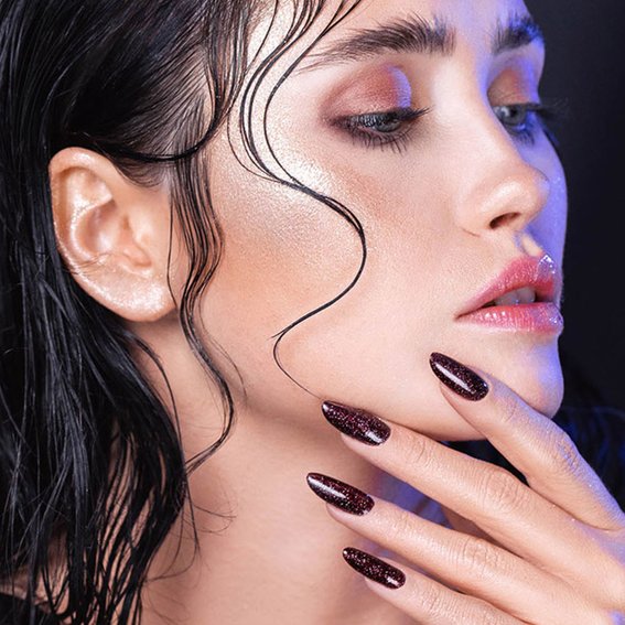 Гель лак Victoria Vynn COLOR SHIMMER 295 Mahogany Vega красное дерево 8 мл - Фото №2