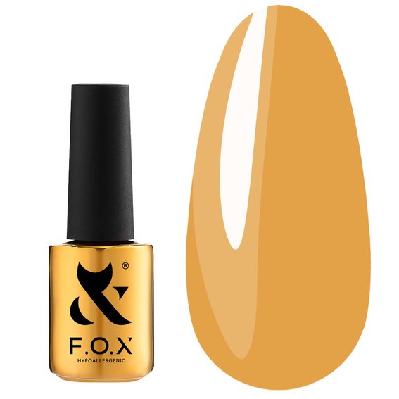 Гель-лак F.O.X gold Spectrum 067 теплый желтый, 7 ml