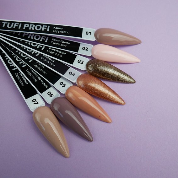 Gellack TUFI profi PREMIUM Cappuccino №05 Mokko 8 ml (0102587) - Фото №4