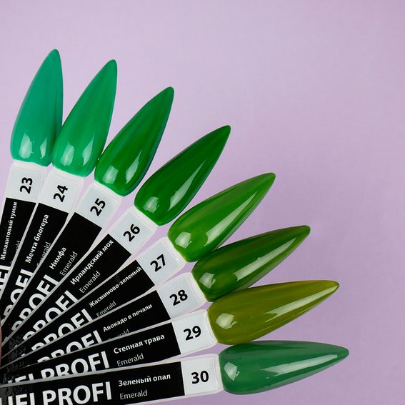 Gellack TUFI profi PREMIUM Emerald №26 Irish moss 8 ml (0121280) - Фото №3