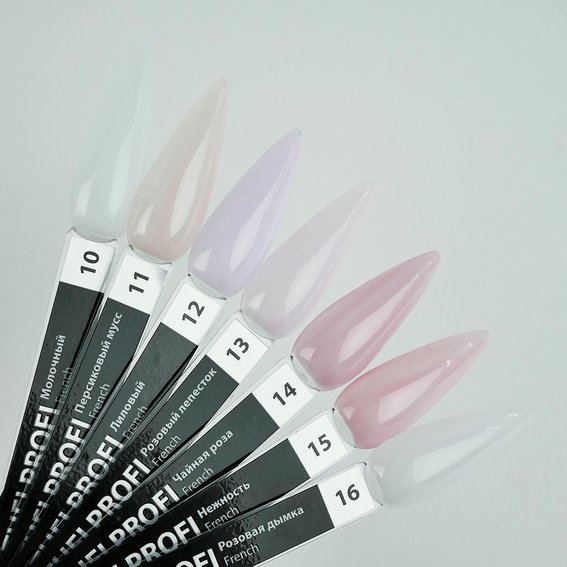 Gel polish TUFI profi PREMIUM French 13 Pink petal 8 ml (0121206) - Фото №5