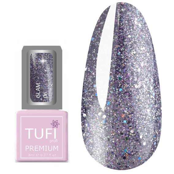Gel polish TUFI profi PREMIUM Glam 06 Juno 8 ml (0121686) - Фото №1