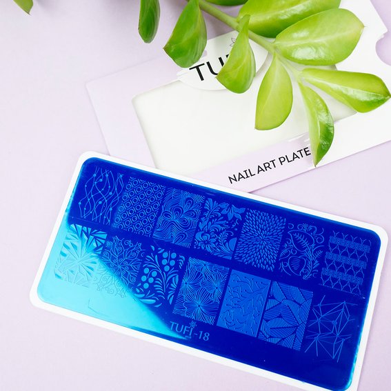 Пластина для стемпинга TUFI profi PREMIUM №18 (0123675) - Фото №2