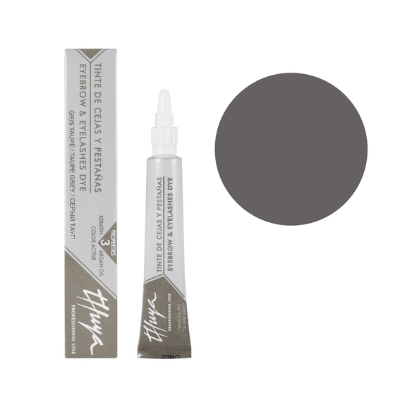 Thuya Argan-Keratin-Farbstoff für Augenbrauen und Wimpern 14 ml Grau - Фото №1