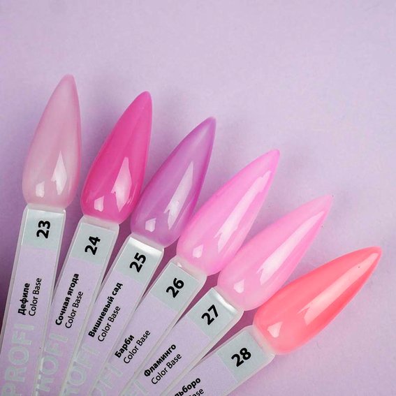 TUFI profi PREMIUM Color Base 025 Cherry garden 8 ml (0123364) - Фото №4