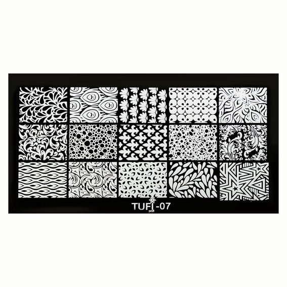 Пластина для стемпинга TUFI profi PREMIUM №7 (099888) - Фото №1