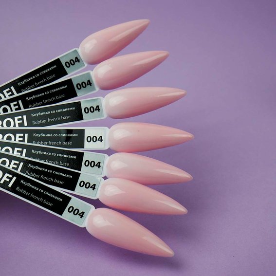 TUFI profi PREMIUM RUBBER FRENCH BASE 04 Erdbeeren mit Sahne 30 ml (0121331) - Фото №3