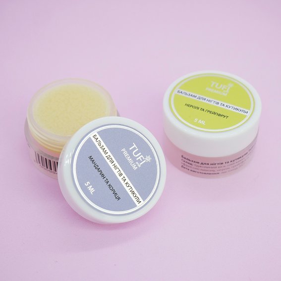 TUFI profi PREMIUM Nagel- und Nagelhautbalsam Mandarine und Zimt - Фото №2