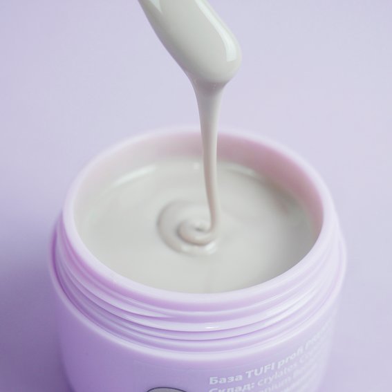 База TUFI profi PREMIUM Rubber French Base 02 кофейный пломбир 30 мл (0121329) - Фото №2