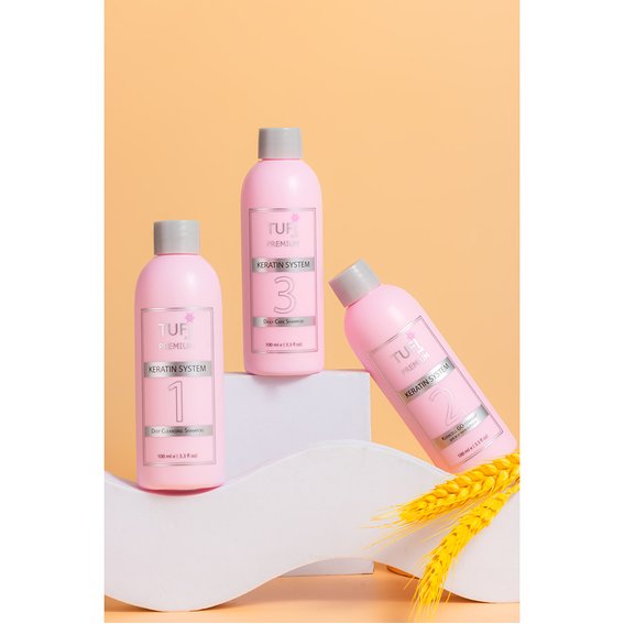 Keratin TUFI profi PREMIUM Reconstructor PRO-vitamin  for dry and damaged hair 100 ml (0123826) - Фото №3