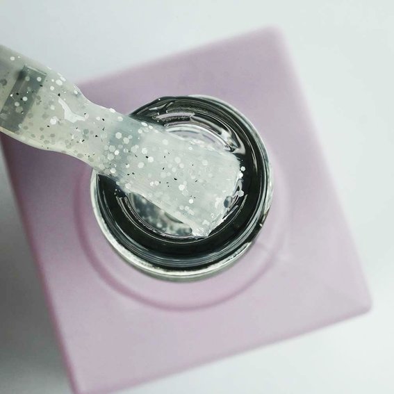 Top TUFI profi PREMIUM Dot Silver Top mit Silberpartikeln 8 ml - Фото №2