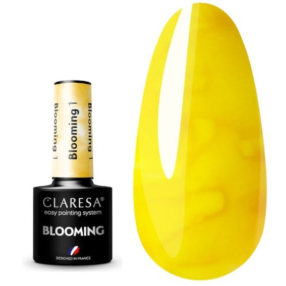 Gel polish CLARESA BLOOMING 1 YELLOW 5ml - Фото №1