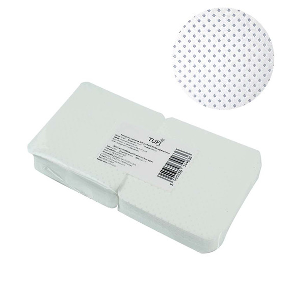 Безворсовые салфетки TUFI profi PREMIUM перфорированные 5х5 см 90 шт (104168) - Фото №1