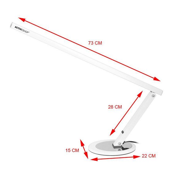 Desk lamp Activeshop Slim led white - Фото №3