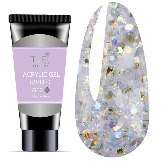 TUFI profi PREMIUM Acrylgel G10 Dione 30 g (196321) - Фото №1