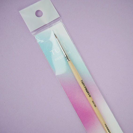 Кисть для дизайна TUFI profi PREMIUM Art круглая №00 (0120834) - Фото №3