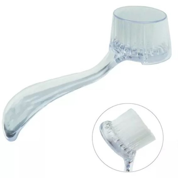 Щетка Victoria Vynn для ногтей и рук с ручкой - прозрачная