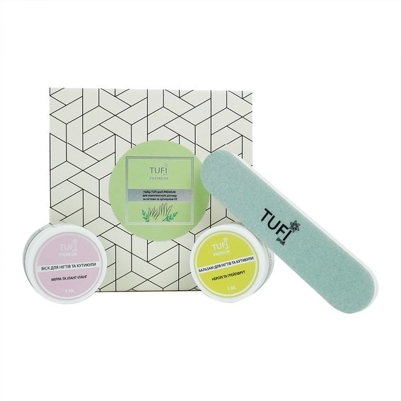 Set for complex nail and cuticle care TUFI profi PREMIUM 02 (0125336) - Фото №1
