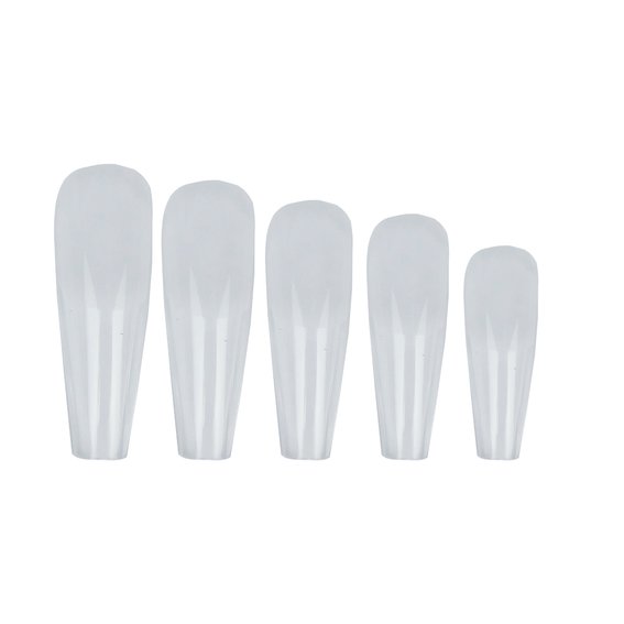 Типсы Vicovi острые молочные 240шт модель PH-27 - Фото №1