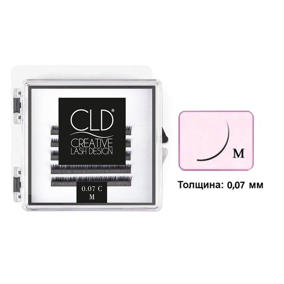 CLD Seidenwimpern Mini Mix 0,07 - Фото №1