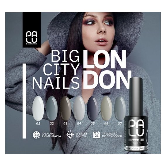 Hybridlack PALU London G1 grau 11 ml - Фото №3