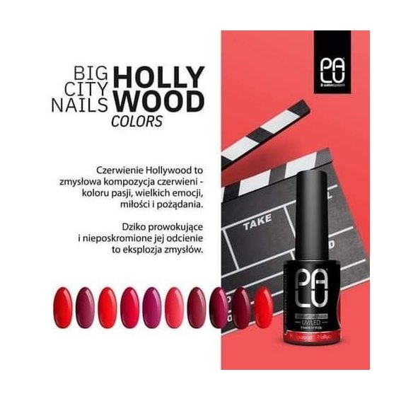 PALU Hollywood R1 Hybrid-Nagellack rot 11 ml - Фото №4