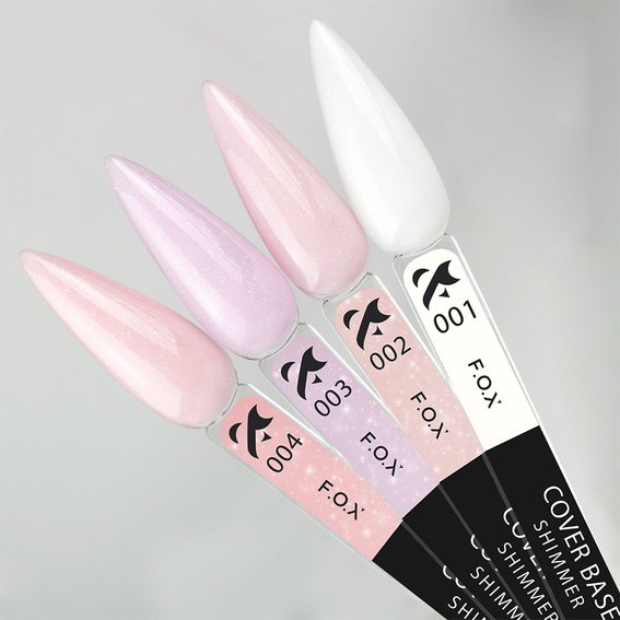 Base FOX Cover Base Shimmer №004 14 ml - Фото №2