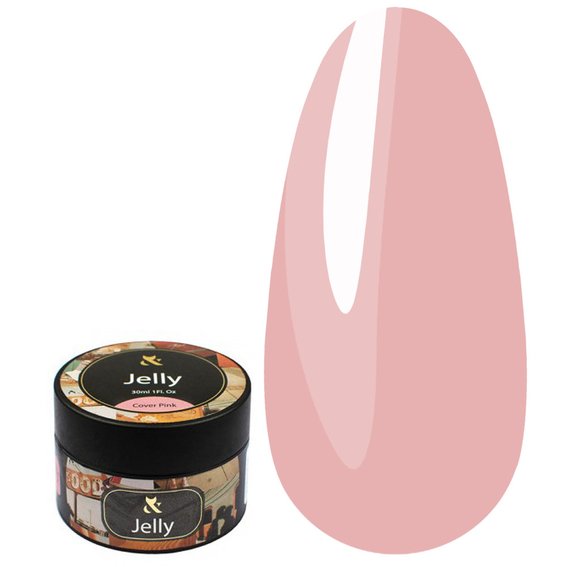 Gel for extension FOX Jelly Cover Pink 30 ml - Фото №1