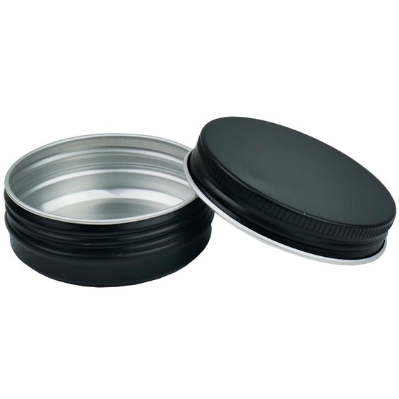 Cometic jar MILLIFORM aluminum black 40 ml - Фото №2