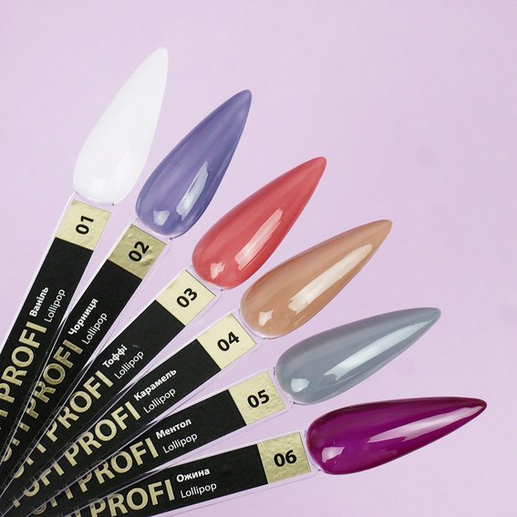 Гель-лак TUFI profi PREMIUM Lollipop 06 ежевика 8 мл (0227095) - Фото №5