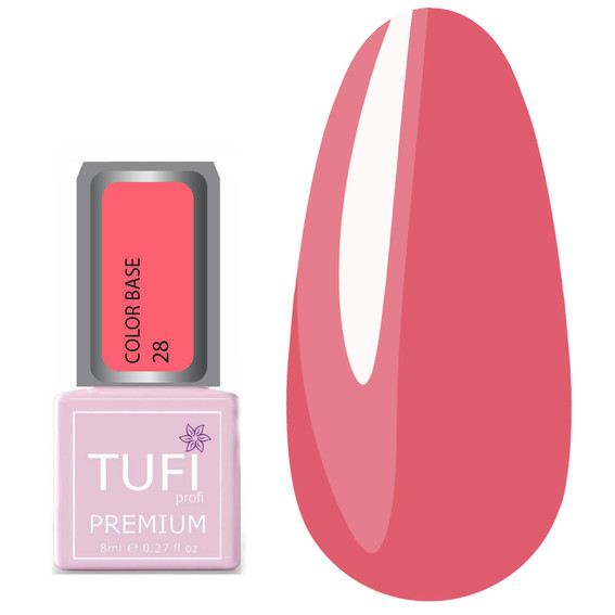 Цветная база TUFI profi PREMIUM Color Base 028 мальборо 8 мл (0123369) - Фото №1